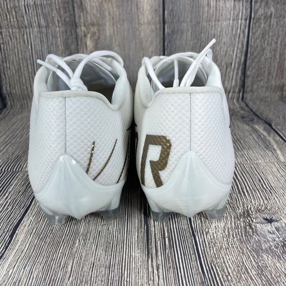 Nike Vapor Edge Speed 360 Football Cleats White Gold CD0082-111 Size 16 - Picture 3 of 8